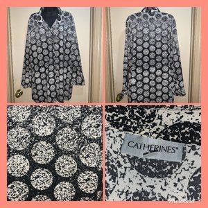 Catherine’s Blouse Button Front Long Sleeve